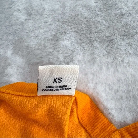 Lucy & Yak Mini Pini Corduroy Overall Dress Orange - Picture 13 of 13